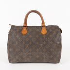Authentic Louis Vuitton Monogram Speedy 30 Handbag M41526 vintage 06E344070012
