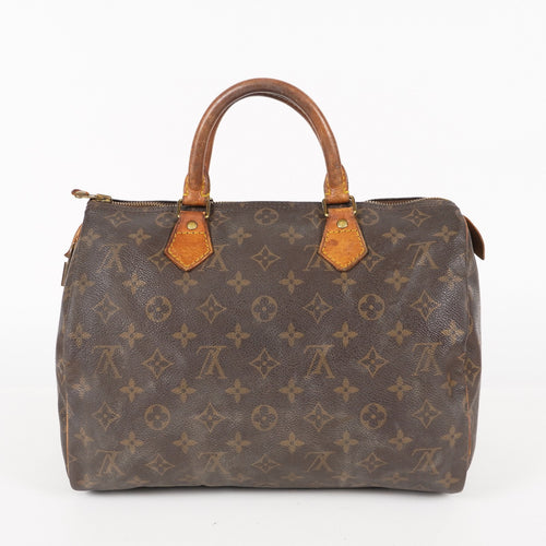 Authentic Louis Vuitton Monogram Speedy 30 Handbag M41526 vintage 06E344070012