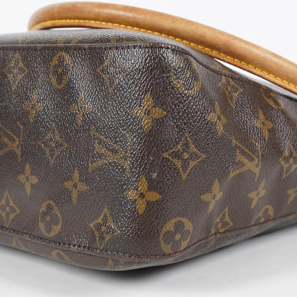 Louis Vuitton Monogram Looping GM Shoulder Bag M51145 Vintage Brown 07E033300010