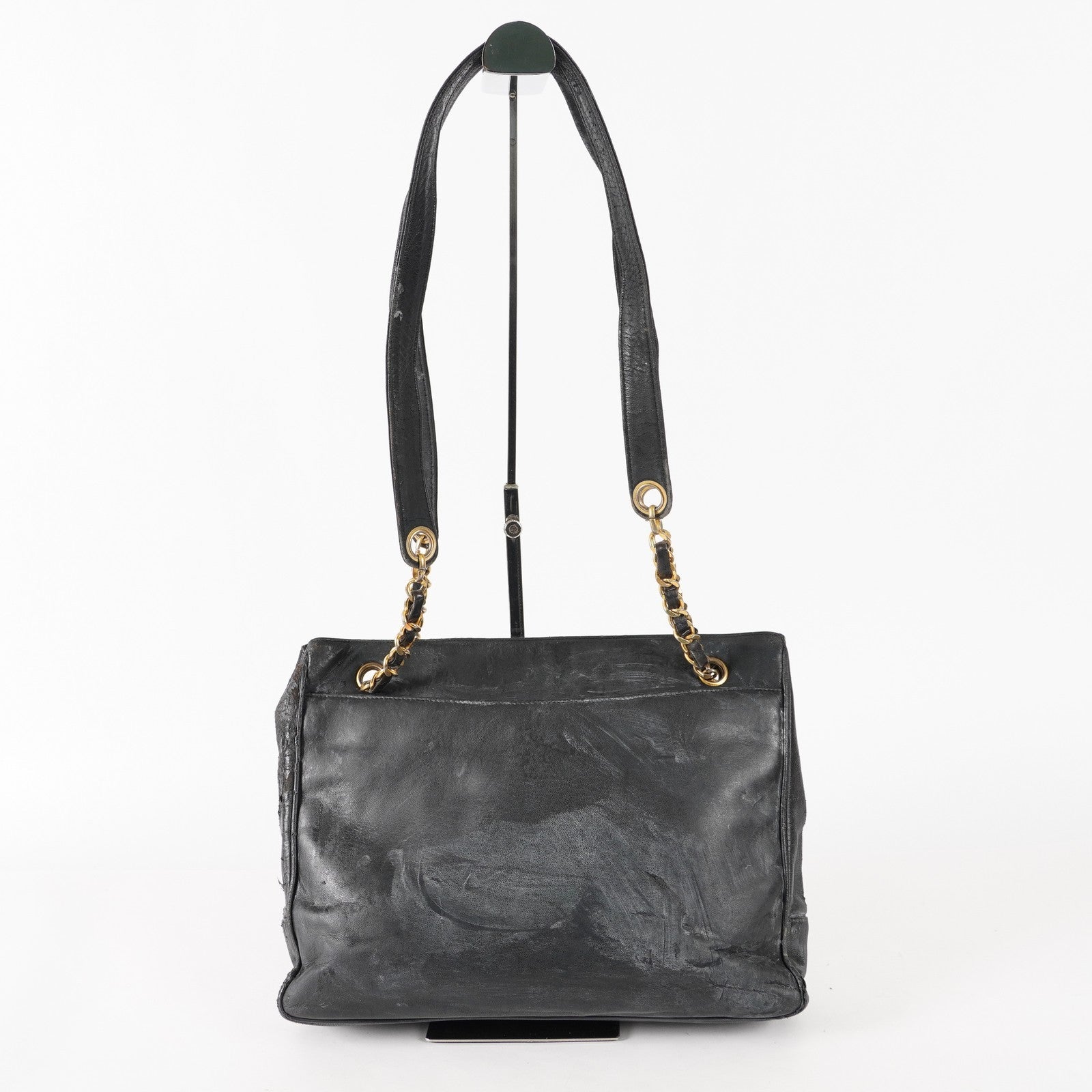 CHANEL vintage CC CC Mark Double Chain Bag Big Coco Shoulder Bag 03E565280011