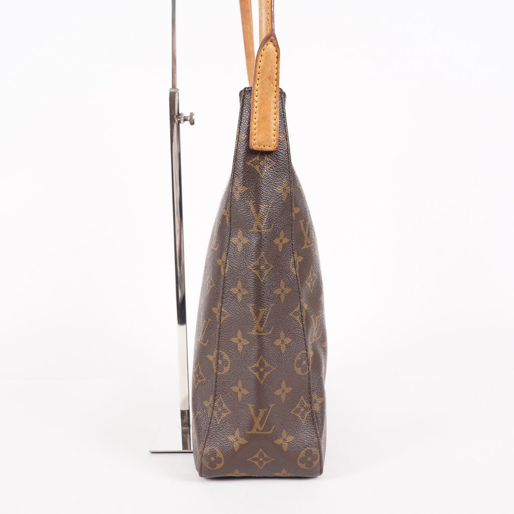 Louis Vuitton Monogram Looping GM Shoulder Bag Brown M51145 Vintage 07E143410005