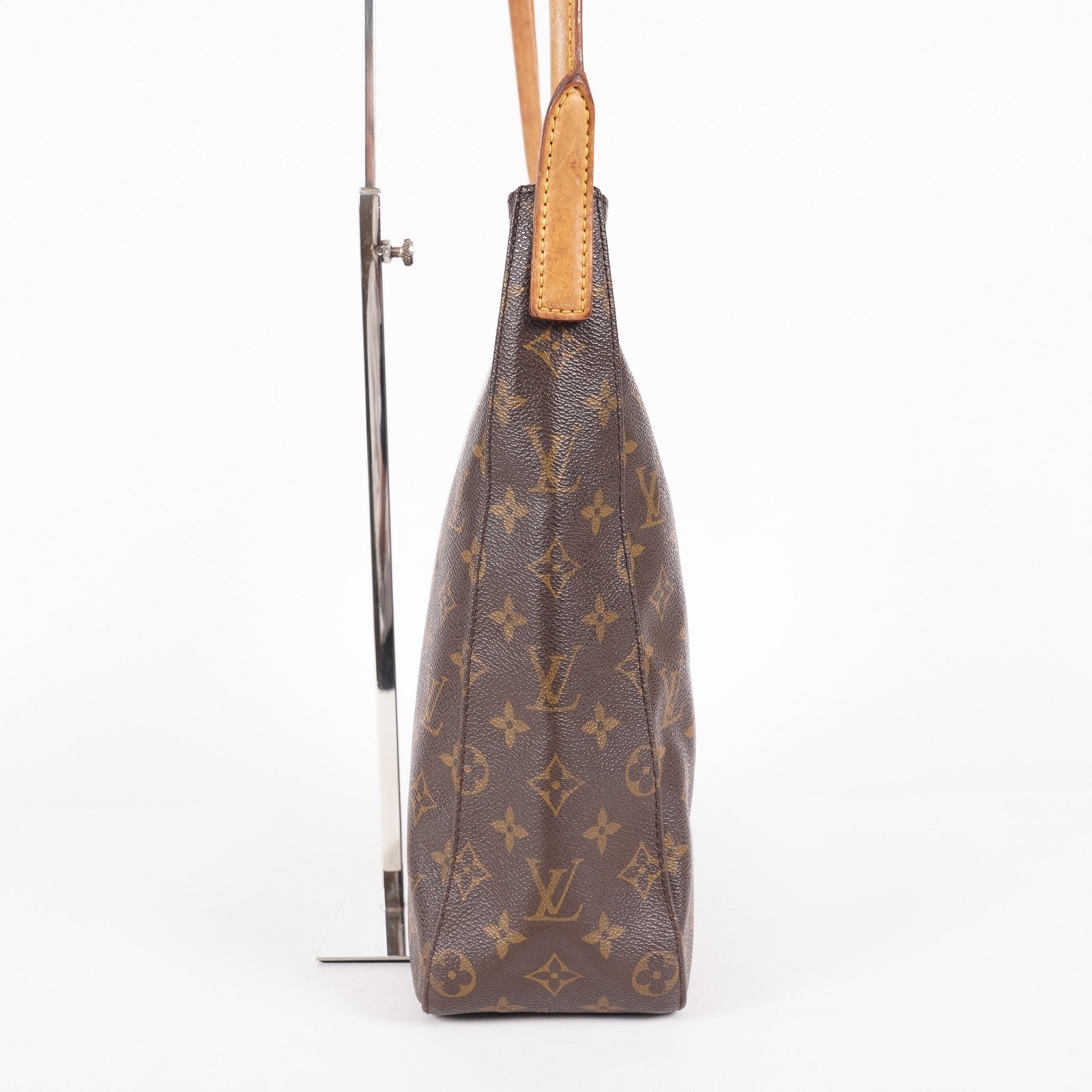 Louis Vuitton Monogram Looping GM Shoulder Bag Brown M51145 Vintage 07E143410005