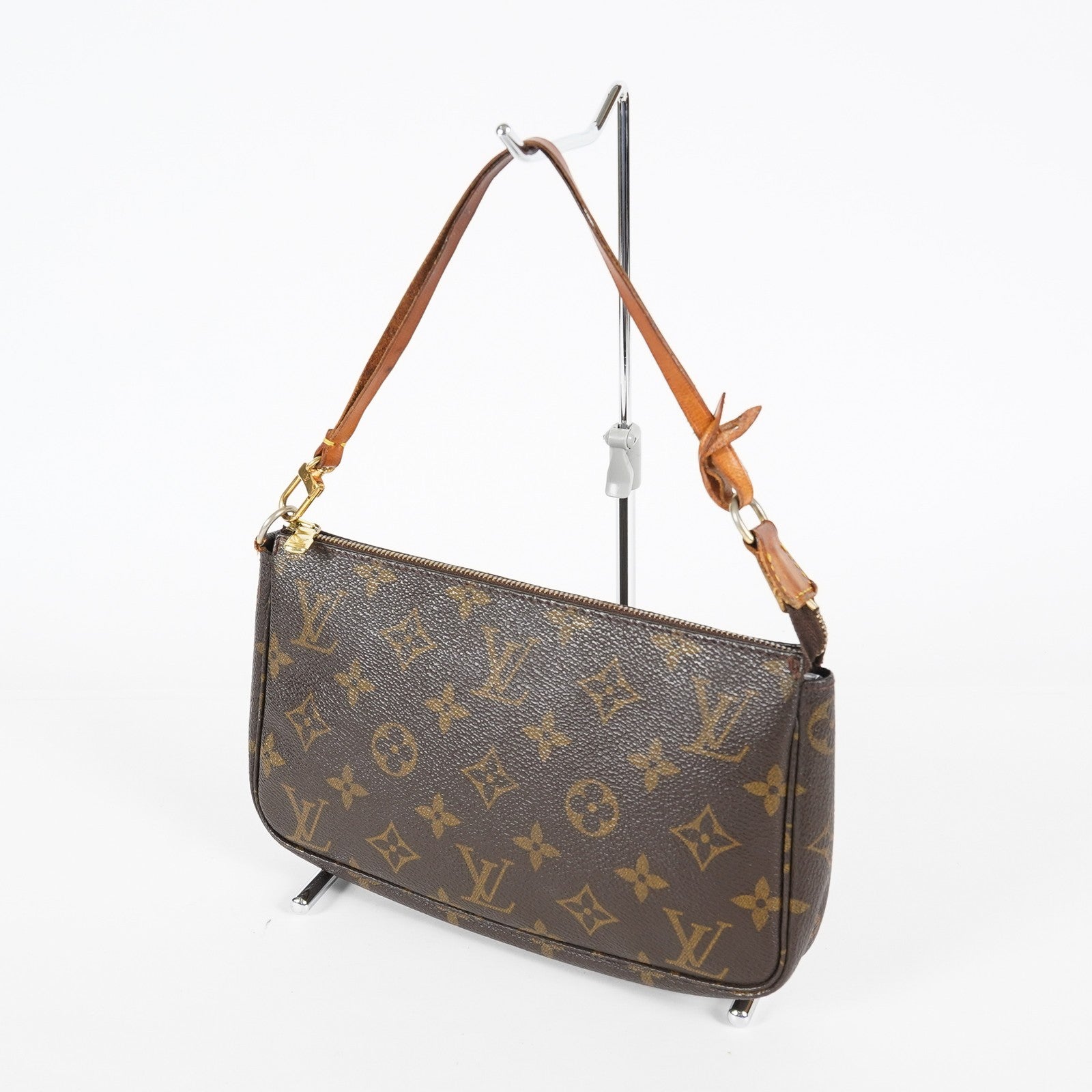Louis Vuitton Pochette Accessoires M51980 Monogram Canvas Brown Bag 08E102970002