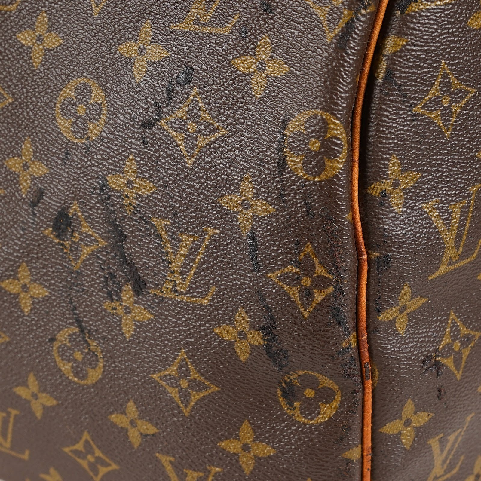 Louis Vuitton Keepall 50 Monogram Canvas Brown Used Duffle M41426 07E203410027