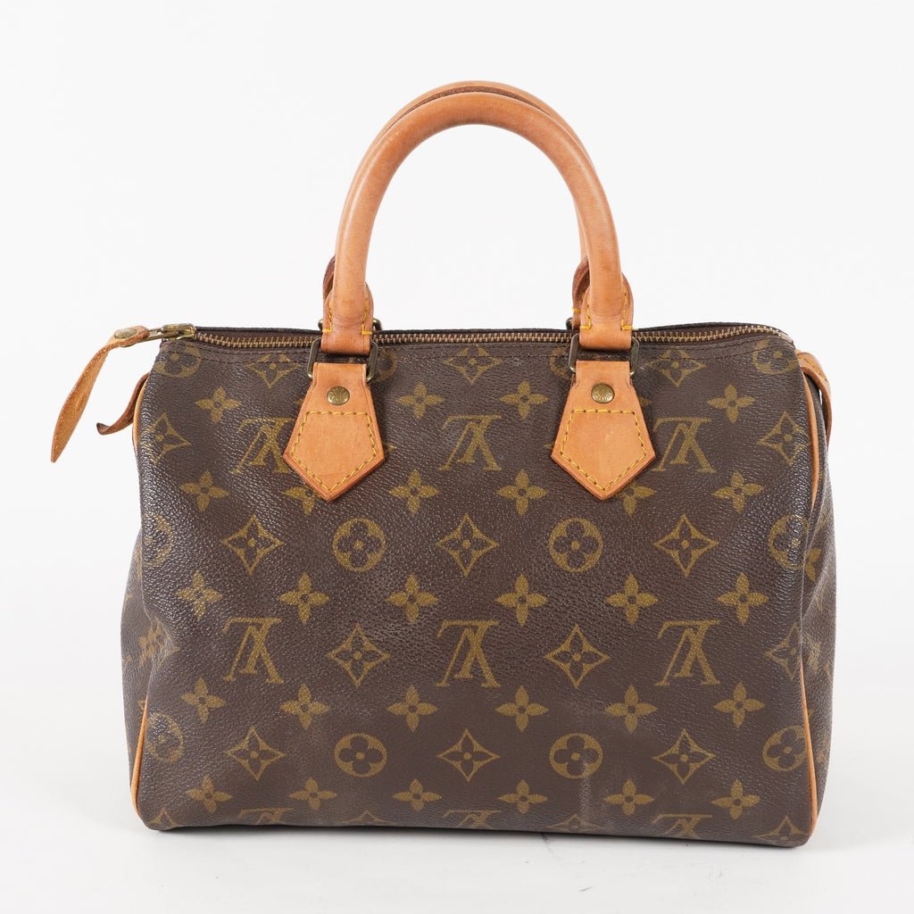 Authentic Louis Vuitton Monogram Speedy 25 M41528 Handbag vintage 03E4910120011