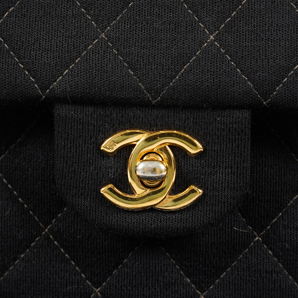 CHANEL Matelasse Classic Flap 25 Chain Shoulder Bag Black Used 08E0118920030