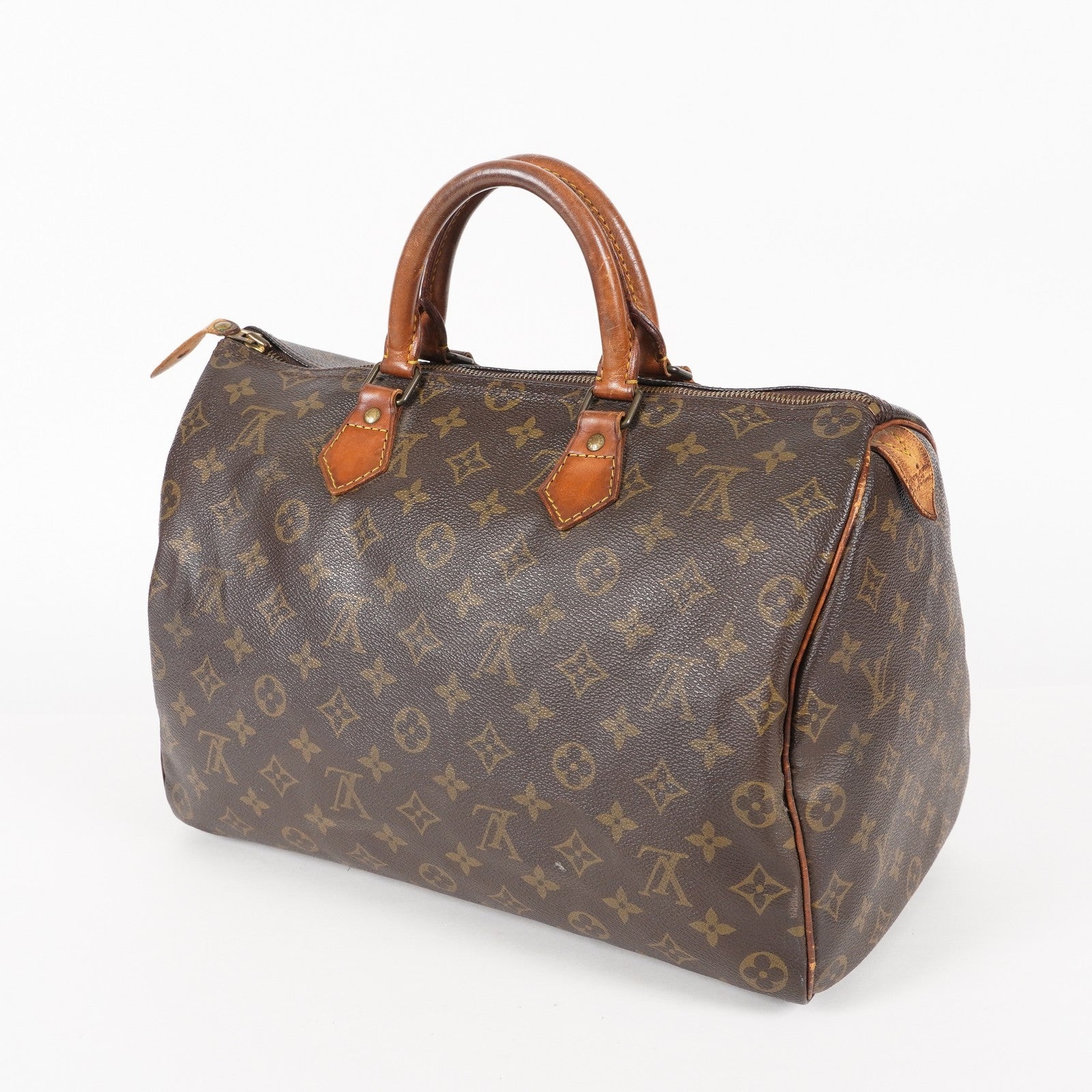 Authentic Louis Vuitton Monogram Speedy 35 M41524 Handbag used 06E125205210