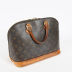 Louis Vuitton Alma PM M51130 Monogram Canvas Brown Handbag Vintage 08A382860003