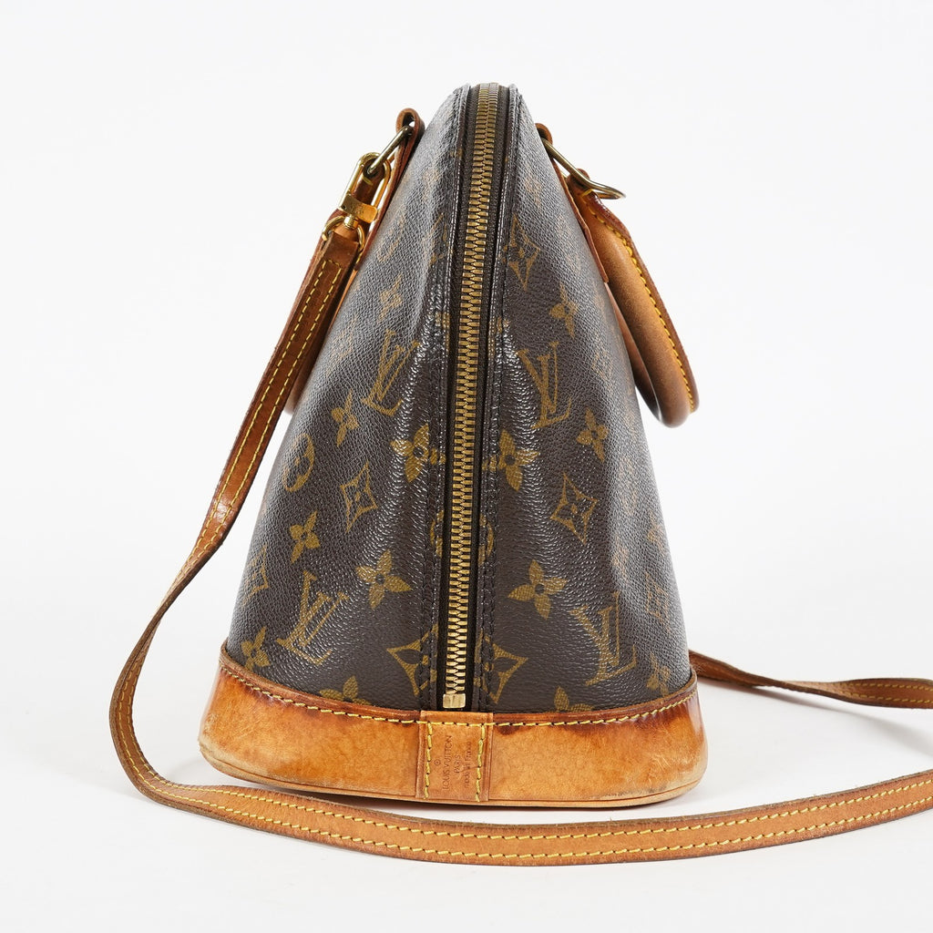 Louis Vuitton Alma PM Monogram Canvas Handbag Brown vintage M51130 07E062970017