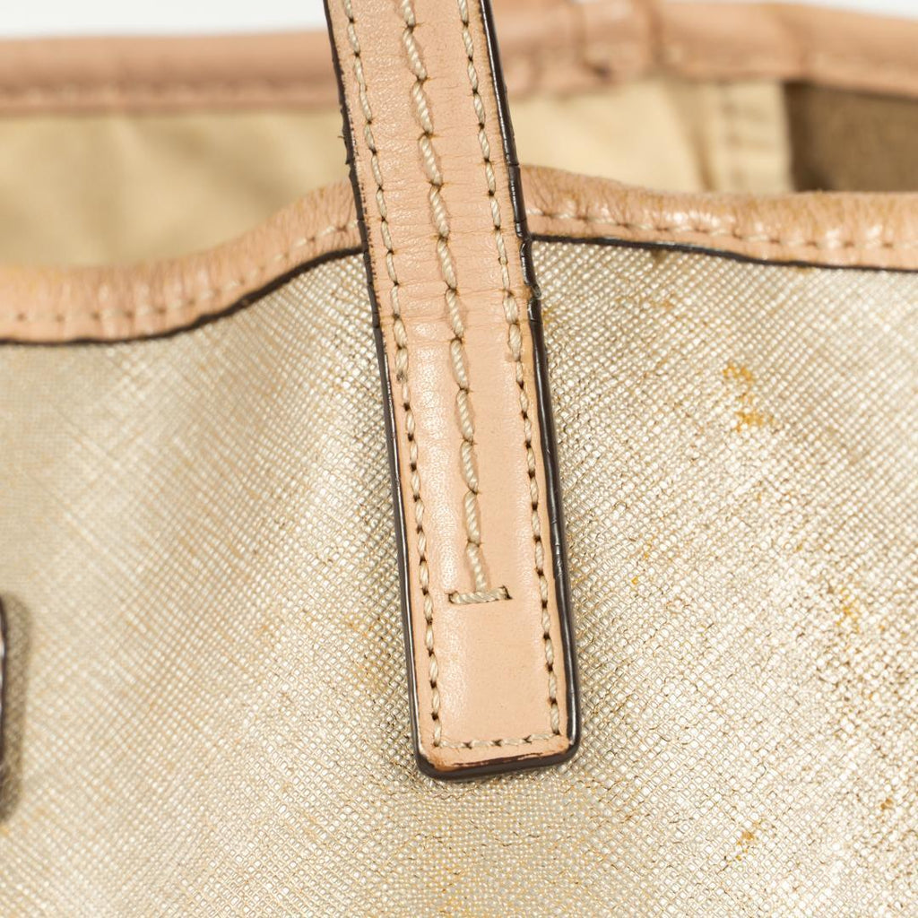 COACH handbag gold beige leather Simple design With  long strap  Tariff included