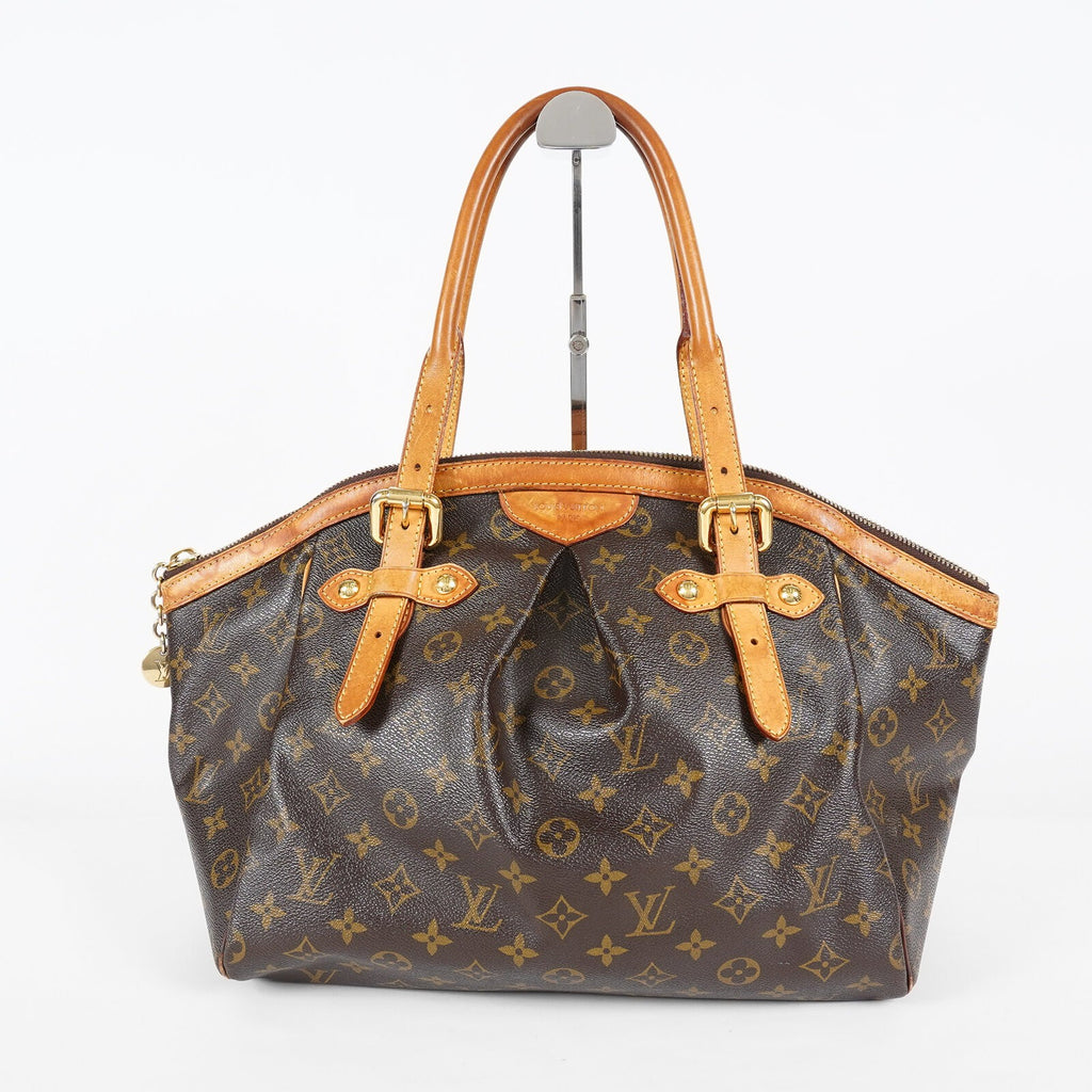 Louis Vuitton Monogram Tivoli M40143 Used Brown Canvas Handbag Tote 08E114510002