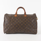 Authentic Louis Vuitton Monogram Speedy 40 Hand Boston Bag M41522 03E194510002