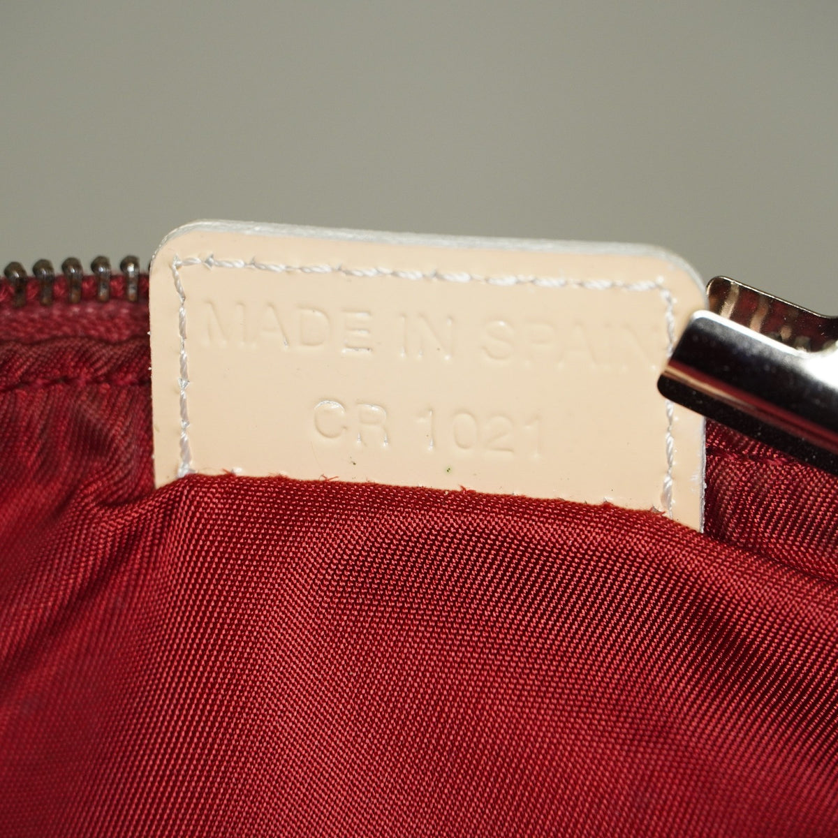 Christian Dior Saddle Bag Trotter Canvas Bordeaux Beige Silver HW 09E223121010