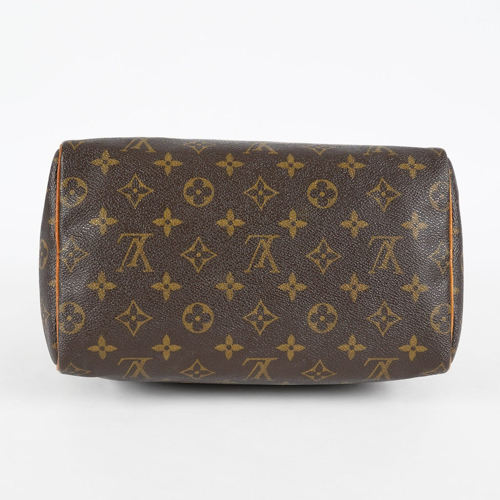 Louis Vuitton Speedy 25 Monogram Brown Handbag M41528 Used Vintage 07E187480012
