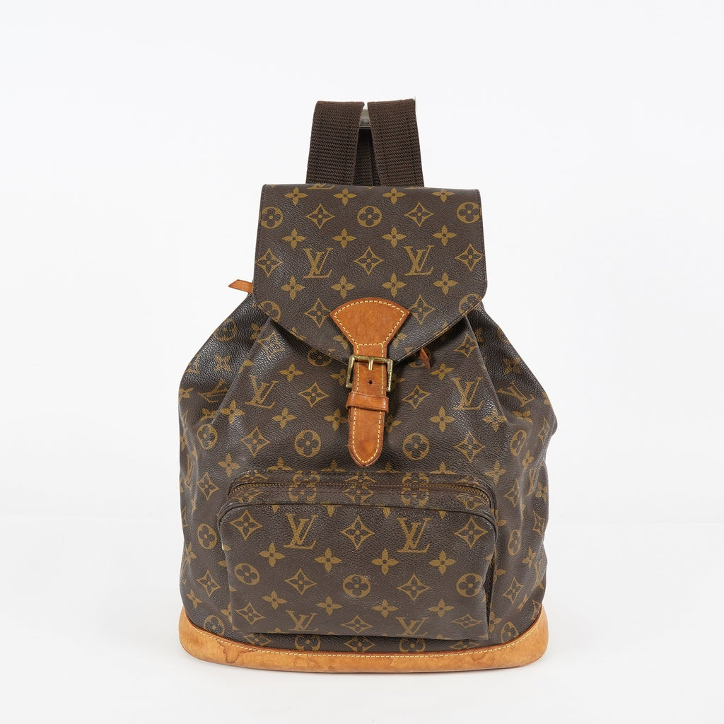 Louis Vuitton M51135 Monogram Montsouris GM Backpack Brown Used 07E074730027