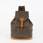 Louis Vuitton M51135 Monogram Montsouris GM Backpack Brown Used 07E074730027