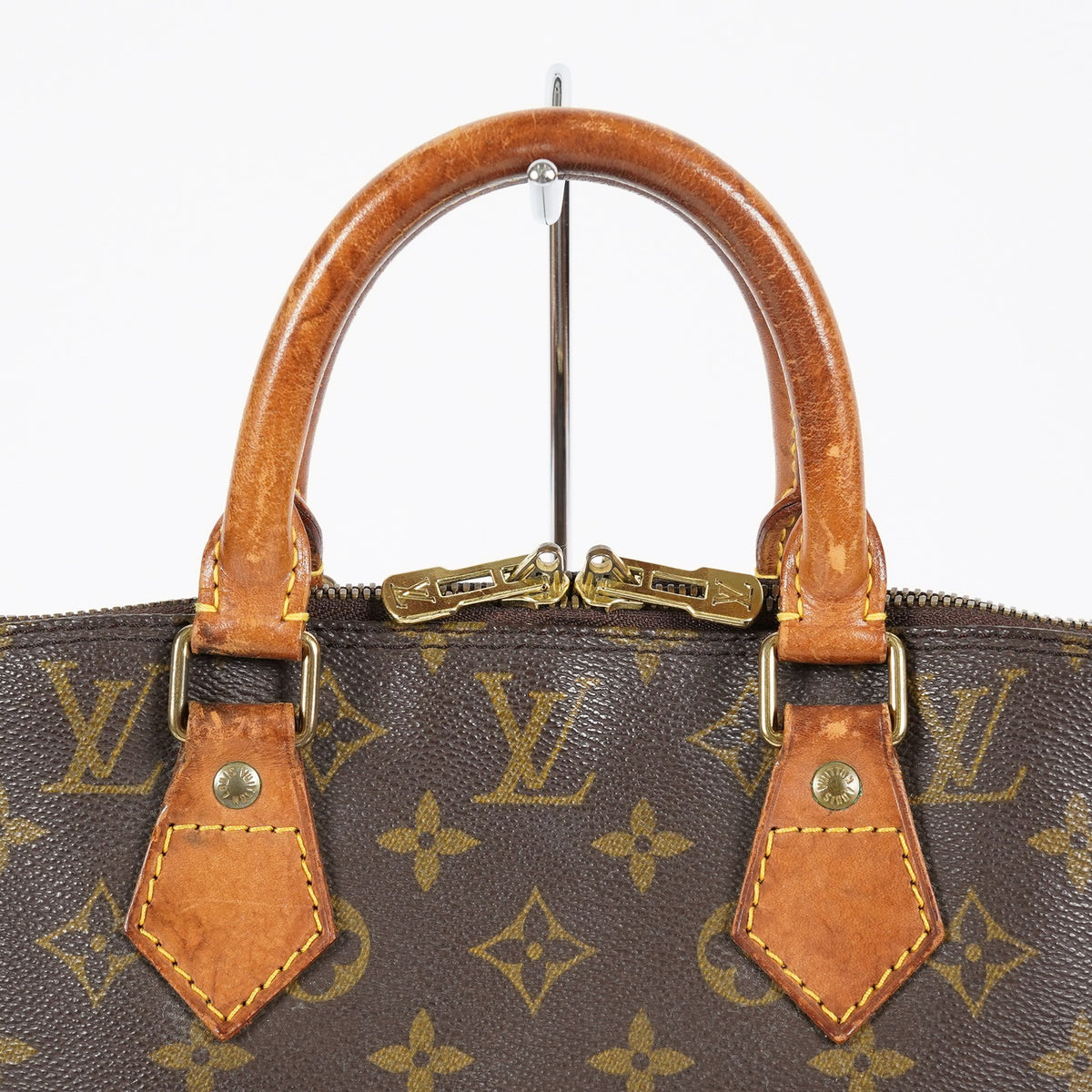 Louis Vuitton Alma PM Monogram Canvas Brown Handbag M51130 Vtg Used 08A242860003