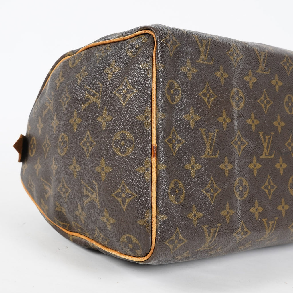 Louis Vuitton Speedy 35 Monogram Canvas Brown Handbag M41524 Used 08A154118403