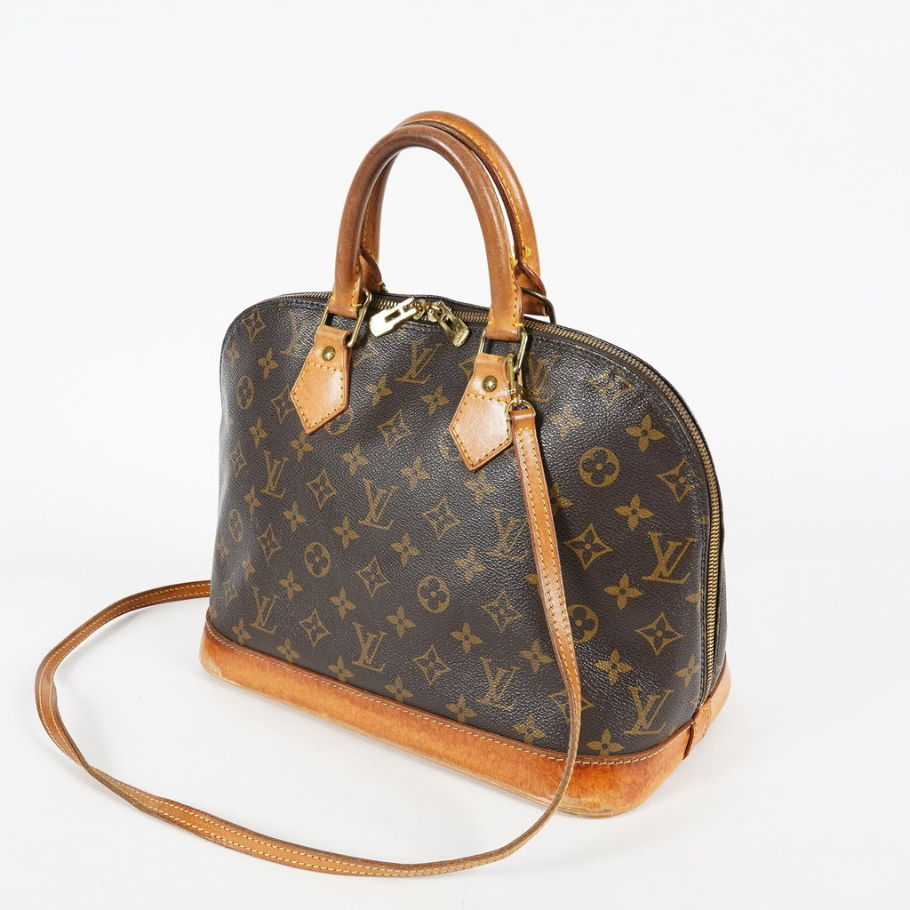 Louis Vuitton Alma PM Monogram Canvas Handbag Brown vintage M51130 07E062970017