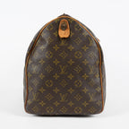 Louis Vuitton Keepall 45 Monogram Canvas Brown Duffle M41428 Used 08A143546403