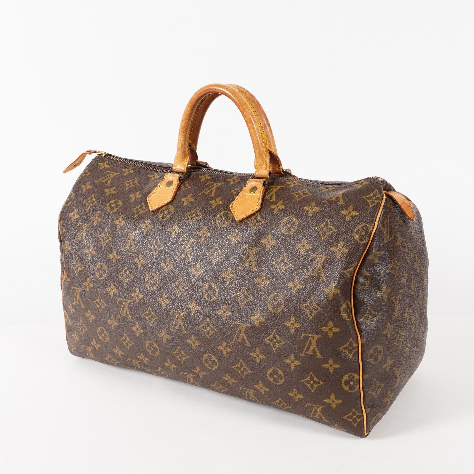 Authentic Louis Vuitton Monogram Speedy 40 Hand Boston Bag M41522 03E256050002