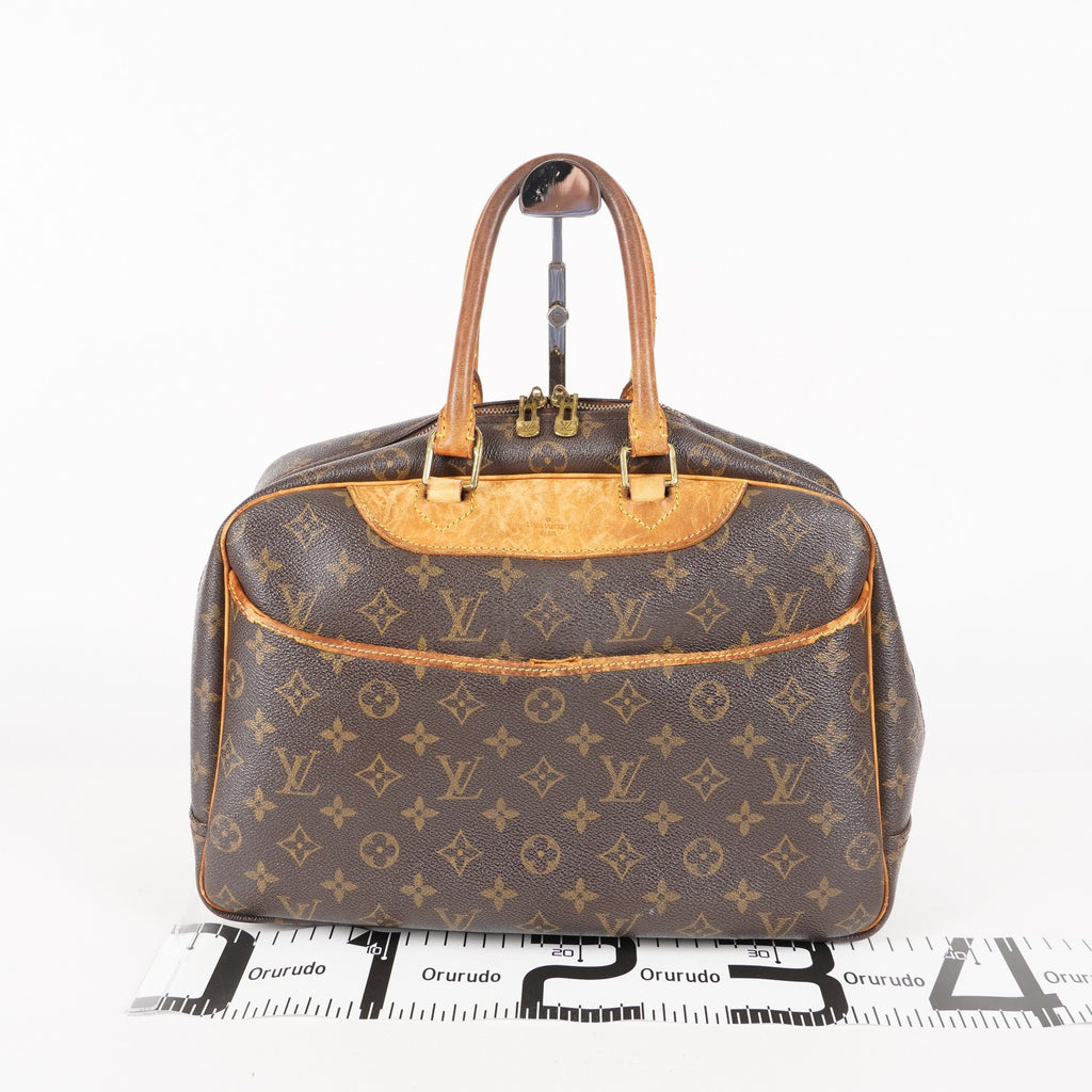 LOUIS VUITTON Deauville Handbag M47270 Monogram canvas Brown 06E022640012