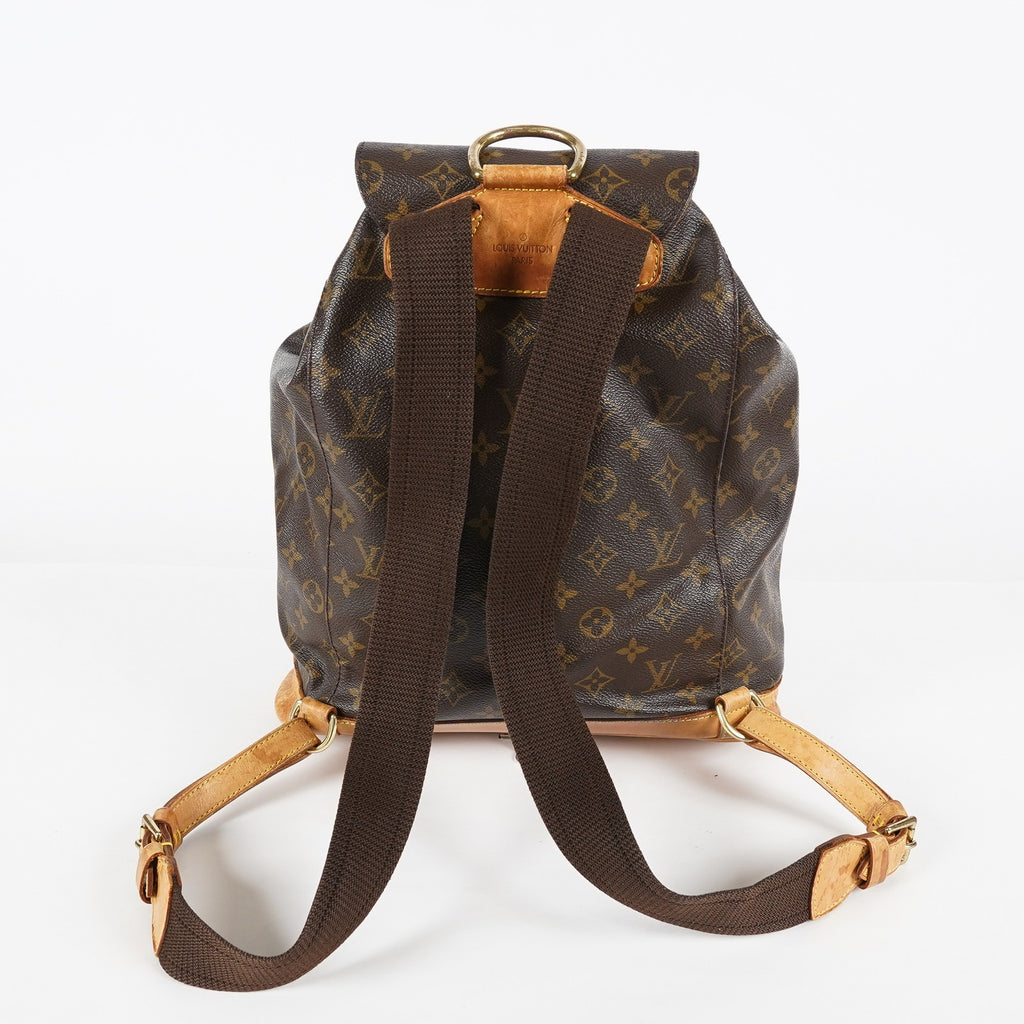 Louis Vuitton Montsouris GM M51135 Monogram Brown Backpack Vintage 08A374747603