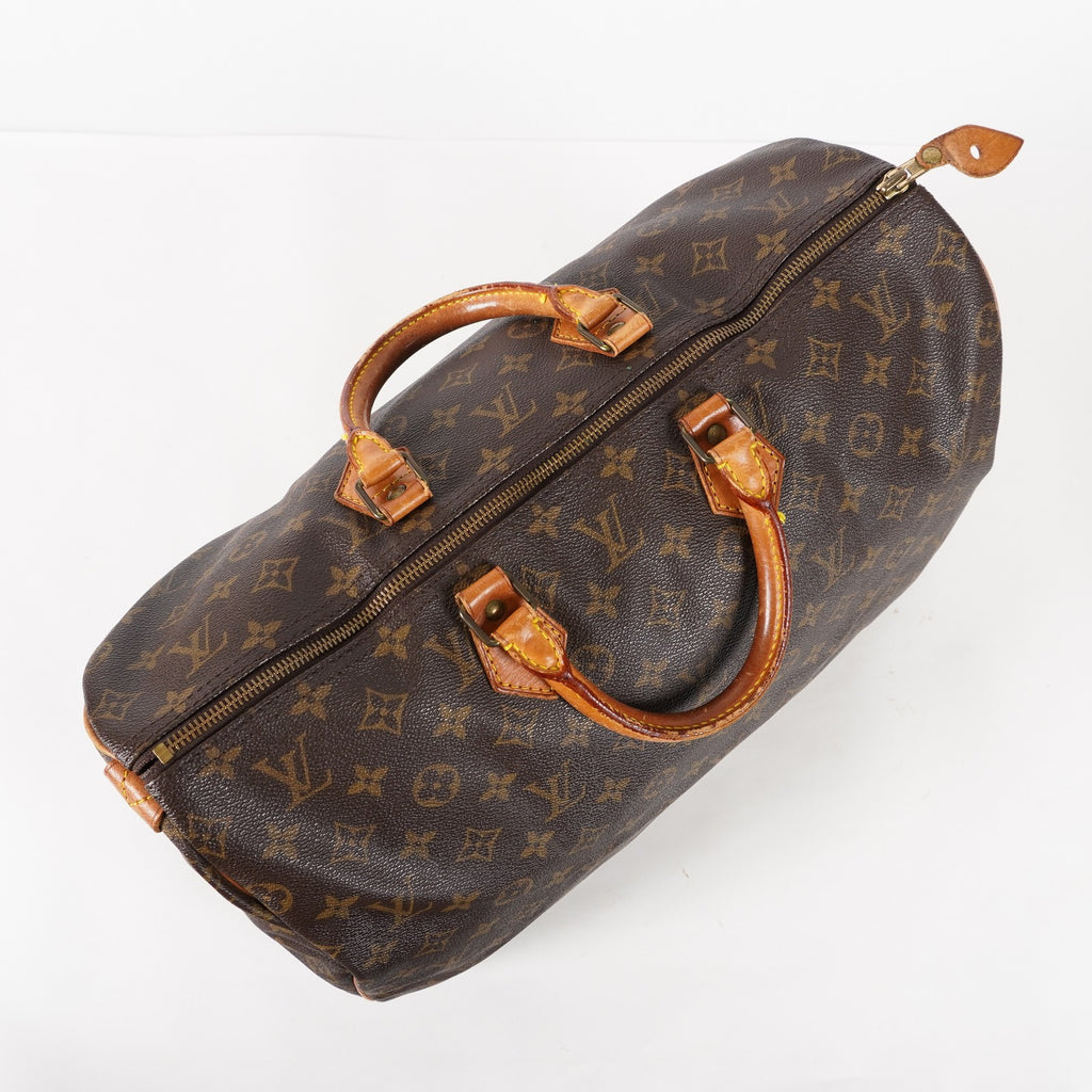 Authentic Louis Vuitton Monogram Speedy 40 Hand Boston Bag M41522 02E396050018