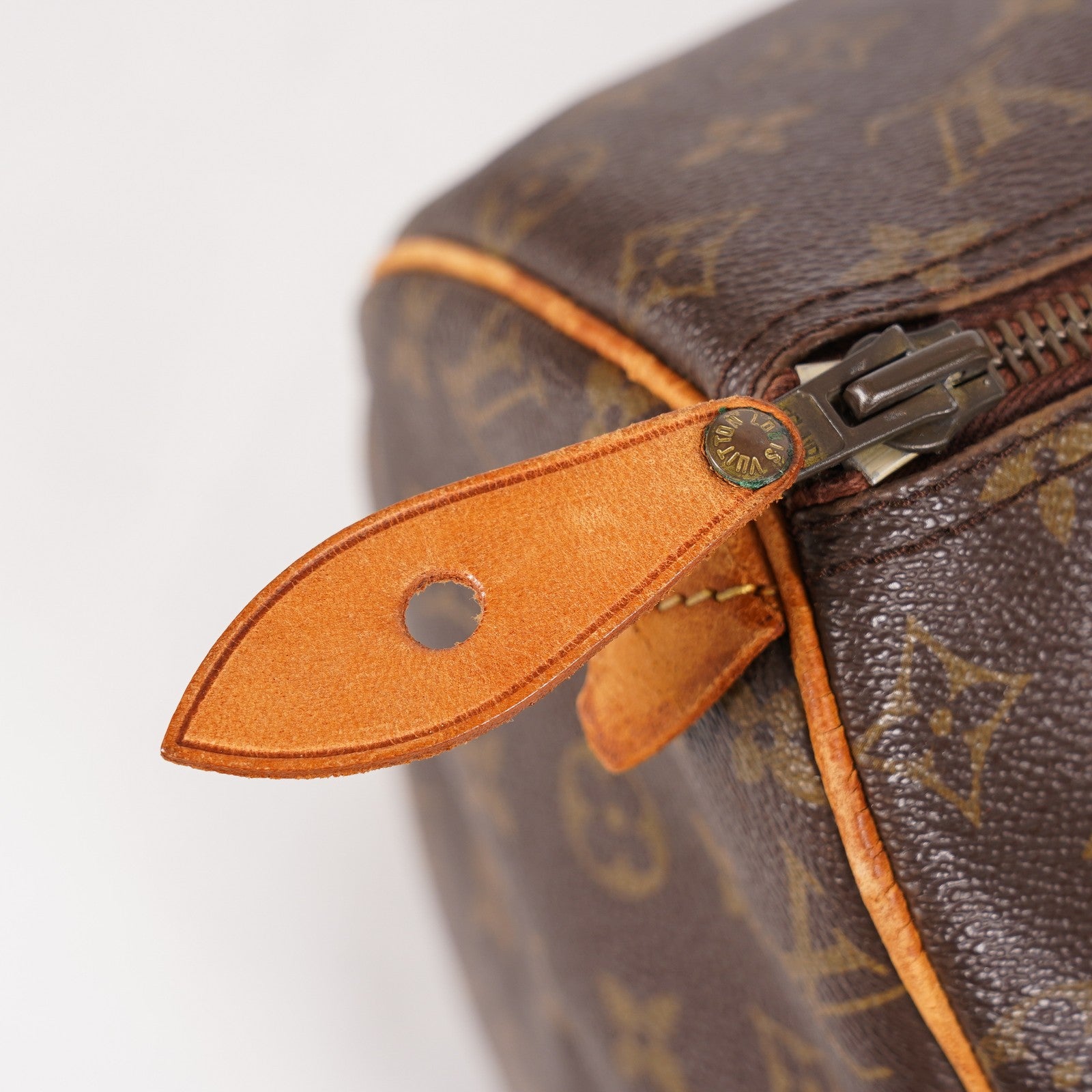 Louis Vuitton Monogram Speedy 40 M41522 Boston Hand Bag Brown Used 07E364180002