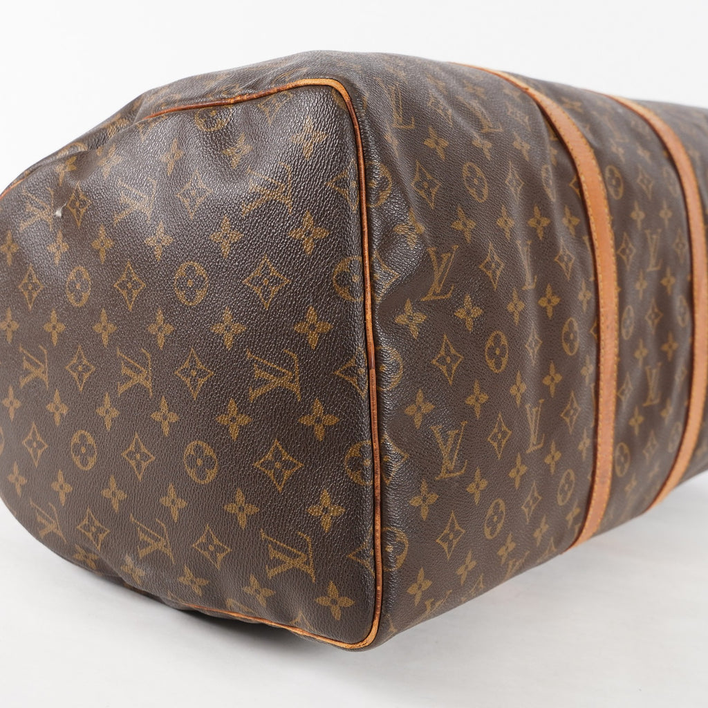 Authentic Louis Vuitton Monogram Keepall 55 Travel Bag M41424 02A214004011