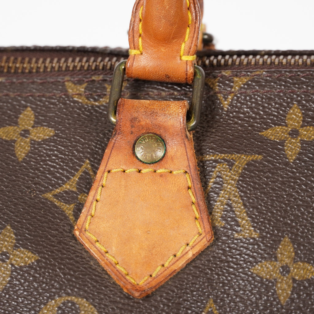 Authentic Louis Vuitton Monogram Speedy 35 Hand bag M41524 vintage 06E074070013