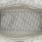 Christian Dior Book Tote Toile de Jouy Beige Gray Canvas Bag used 02E207260003