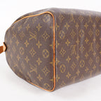 Louis Vuitton Speedy 40 M41522 Monogram Canvas Boston Handbag Brown 07A115148005
