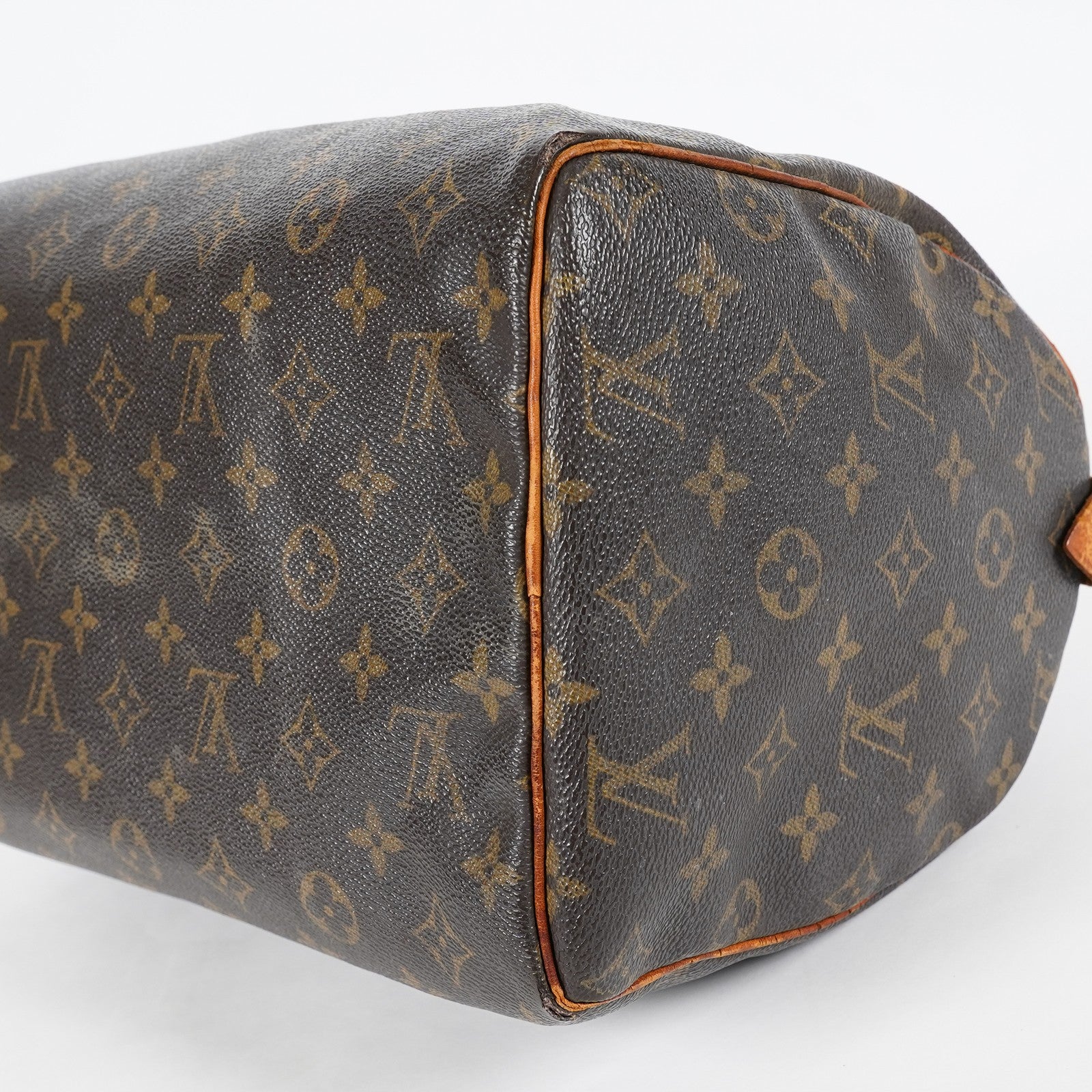 Louis Vuitton Speedy 30 M41526 Monogram Canvas Bag Brown Vintage 07A064118408