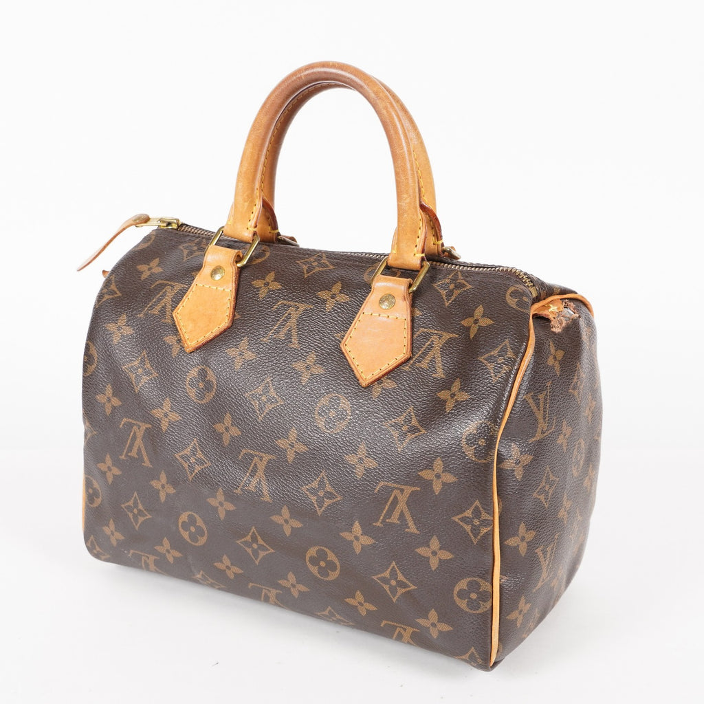 Authentic Louis Vuitton Monogram Speedy 25 Handbag vintage M41528 06E365940017