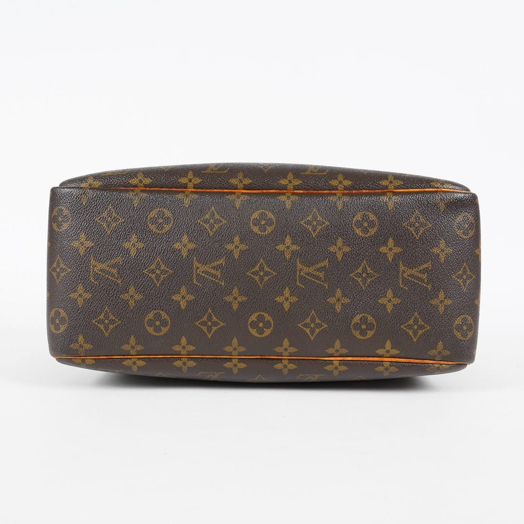 Louis Vuitton Deauville Monogram Canvas Brown Handbag M47270 Used 07E132640030