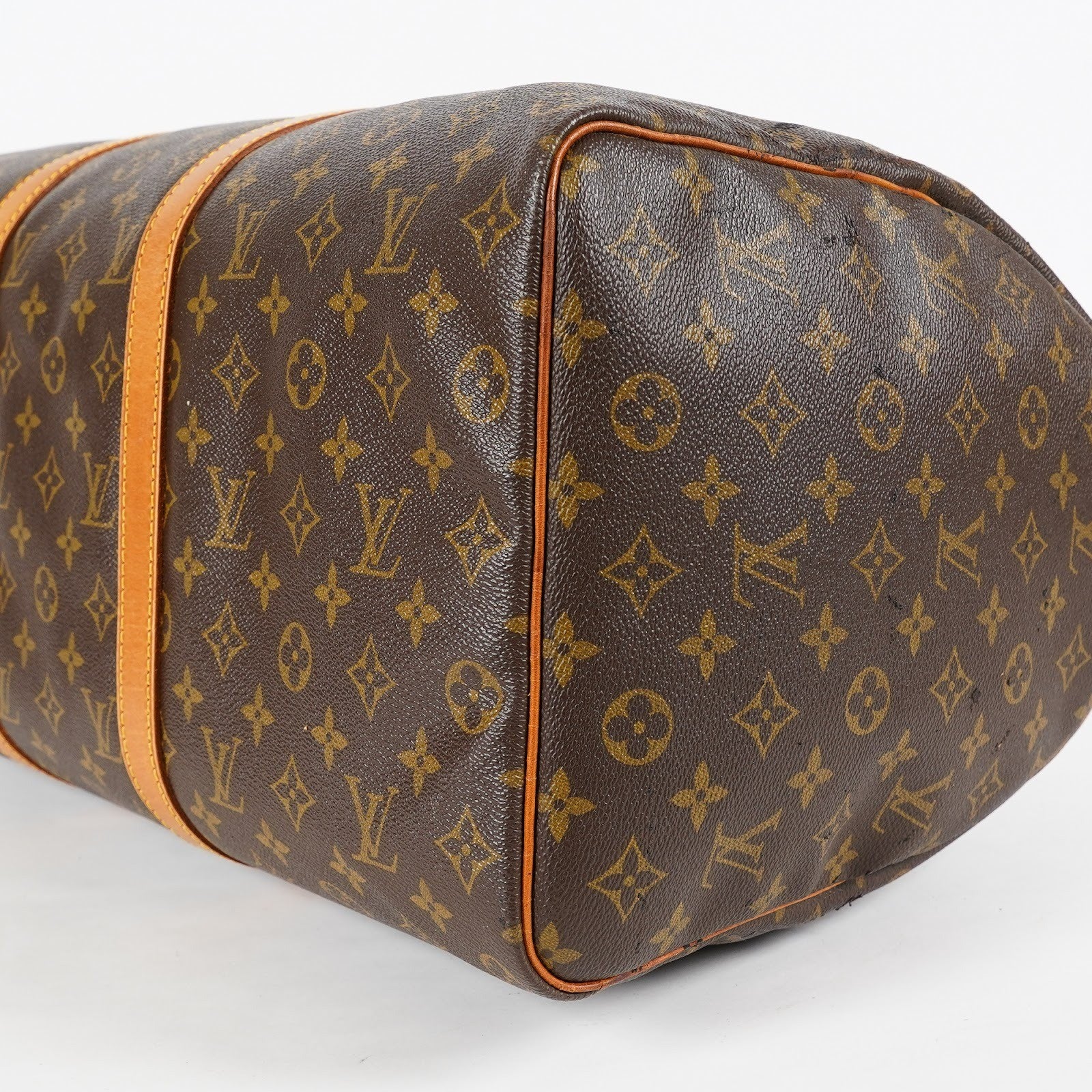 Louis Vuitton Keepall 50 Monogram Canvas Brown Used Duffle M41426 07E203410027