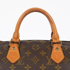 LOUIS VUITTON Speedy 30 M41526 Monogram Brown Used Vintage Handbag 08A366063215