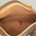 Louis Vuitton Speedy 25 M41528 Monogram Canvas Boston Handbag Brown 07A108008005