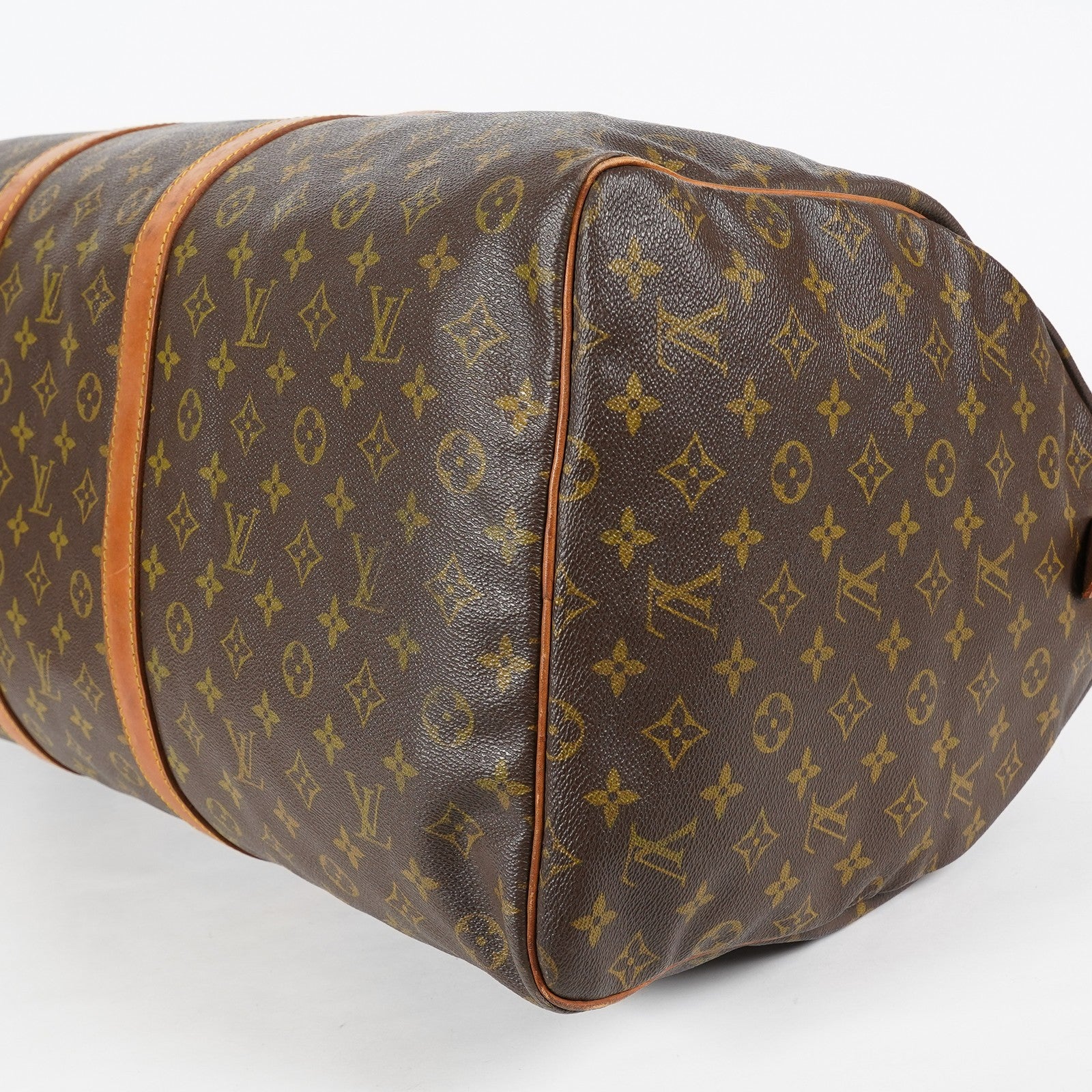 Louis Vuitton Keepall 60 M41422 Monogram Brown Duffel Bag Vintage 08E033410002