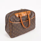 LOUIS VUITTON Deauville Handbag M47270 Monogram canvas Brown 06E092860019