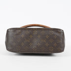 Louis Vuitton Looping GM M51145 Monogram Canvas Brown Hobo Bag Used 08A082917203