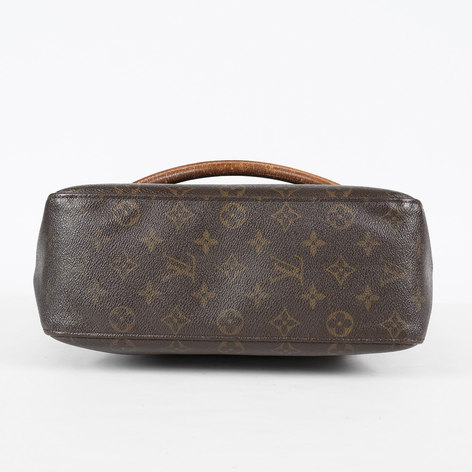 Louis Vuitton Looping GM M51145 Monogram Canvas Brown Hobo Bag Used 08A082917203