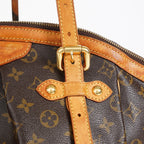 Louis Vuitton Monogram Tivoli M40143 Used Brown Canvas Handbag Tote 08E114510002