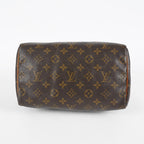 Louis Vuitton Speedy 25 M41528 Monogram Brown Boston Hand Bag Used 07E216490015