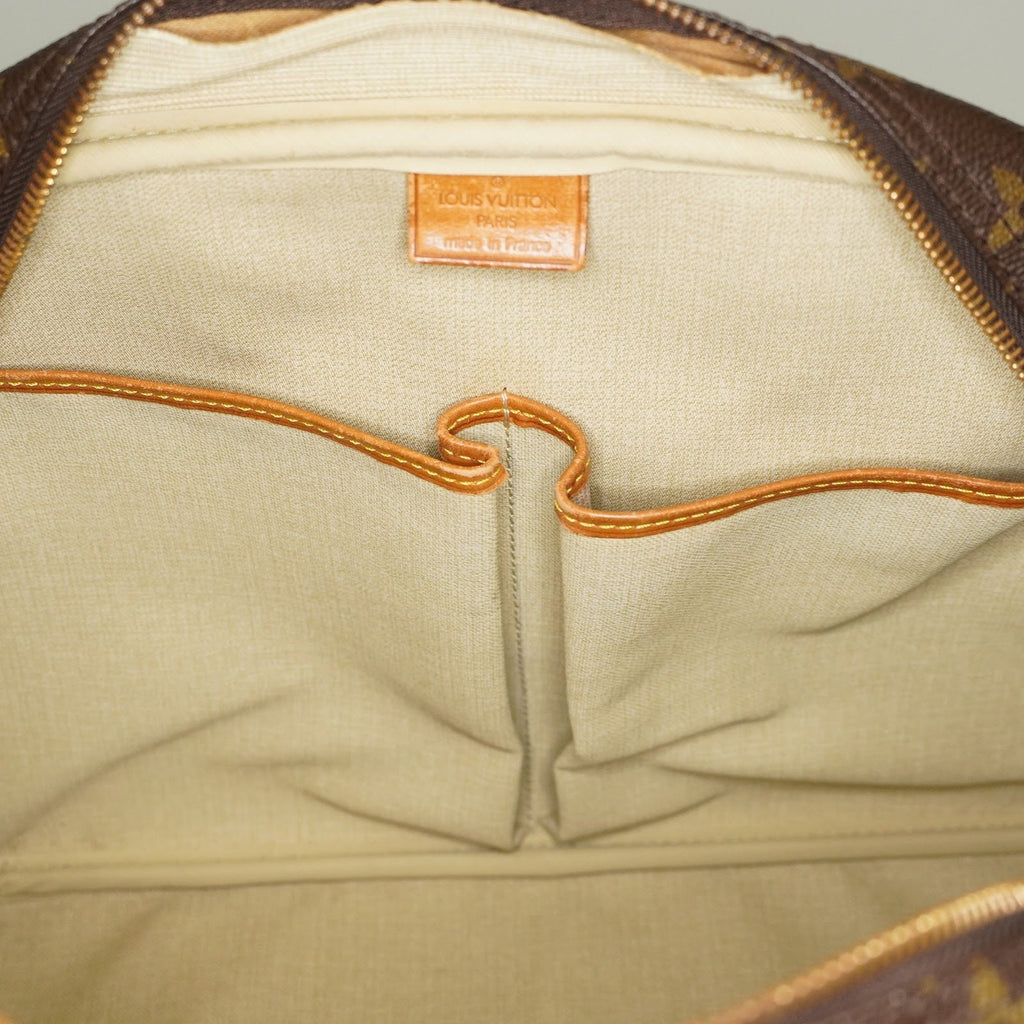Louis Vuitton Deauville Monogram Brown Canvas Handbag Used M47270 08A372230815