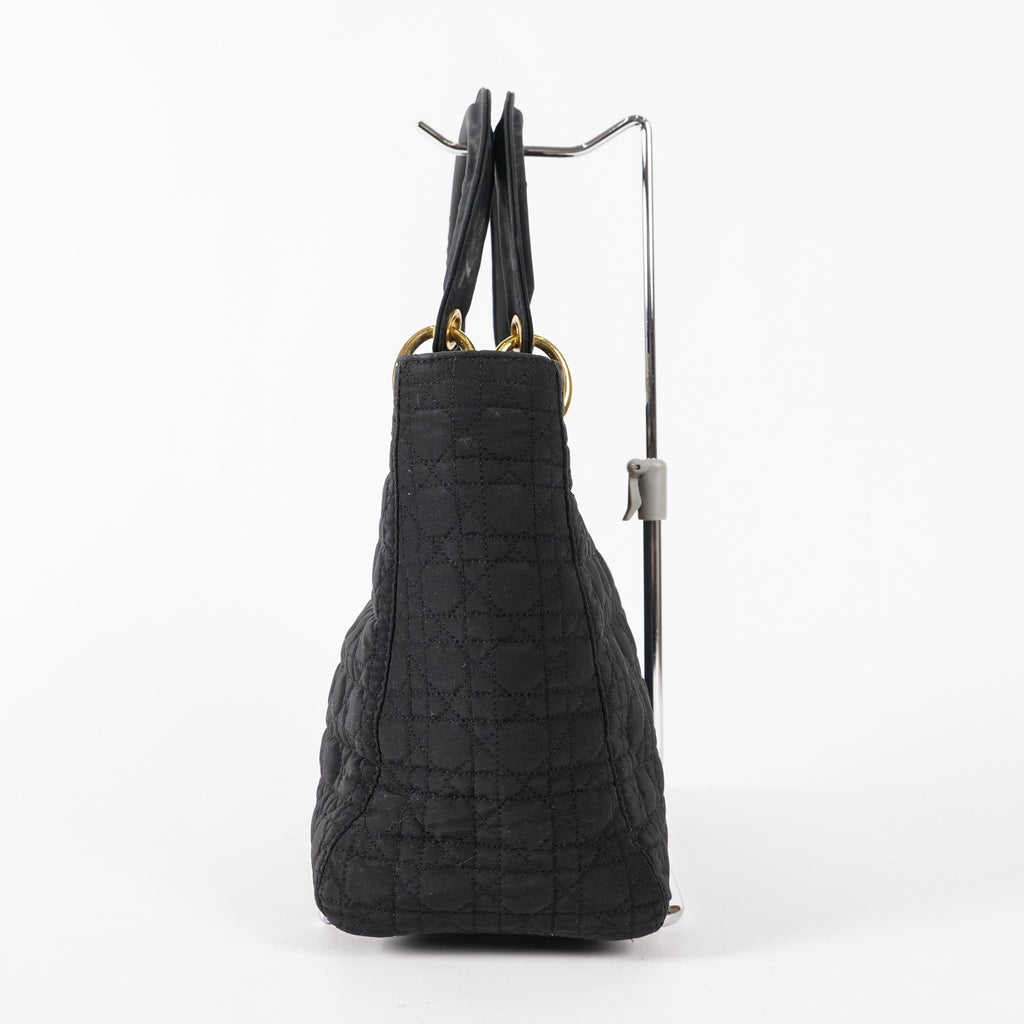 Christian Dior Black Nylon Medium Lady DIOR Bag VINTAGE 12E263850008
