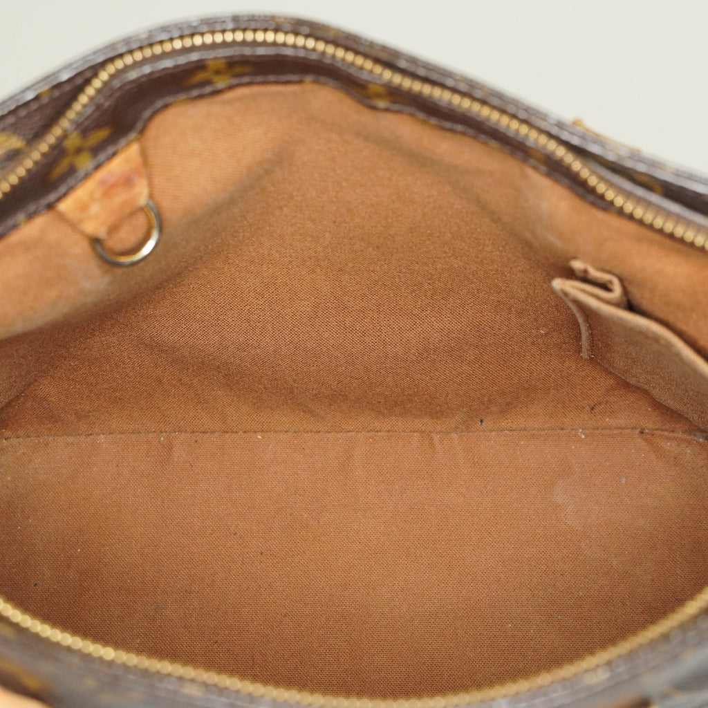 Louis Vuitton Cabas Piano Tote M51148 Monogram Canvas Brown Used 08E072310008