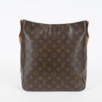 Louis Vuitton Looping GM Monogram Brown Shoulder Bag M51145 Vintage 07E163300012