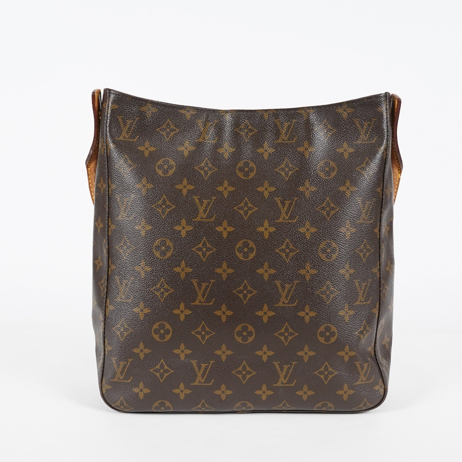 Louis Vuitton Looping GM Monogram Brown Shoulder Bag M51145 Vintage 07E163300012